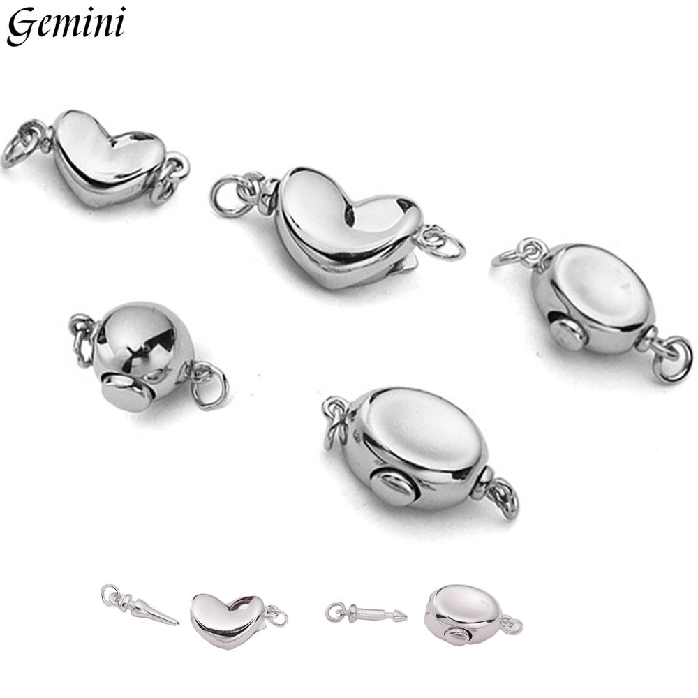 Jewelry Making Silver - ตัวล็อคเงินแท้ 925 รูปทรงแท่งเรือ 2 ชิ้น สำหรับทำสร้อยข้อมือ