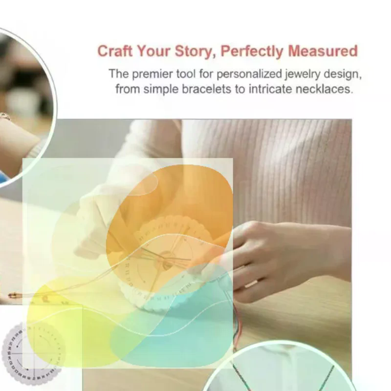 Jewelry Making Classes - ชุดแผ่นถักเปีย 4 ชิ้น แบบกลมและสี่เหลี่ยม สำหรับทำสร้อยข้อมือ DIY