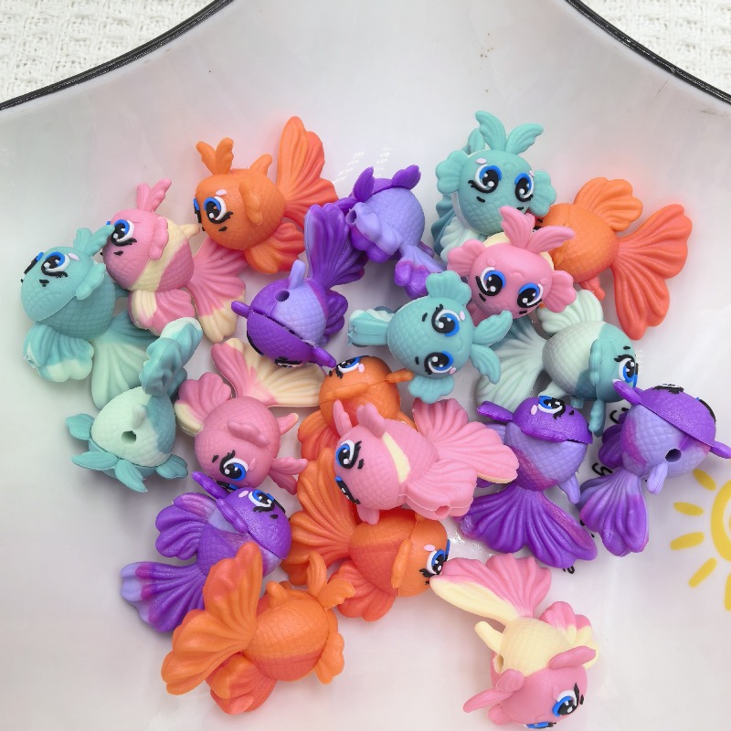 20 ชิ้น 3D ซิลิโคนลูกปัดเกรดอา - Jewelry Making 3 Year Old บทวิจารณ์และราคา