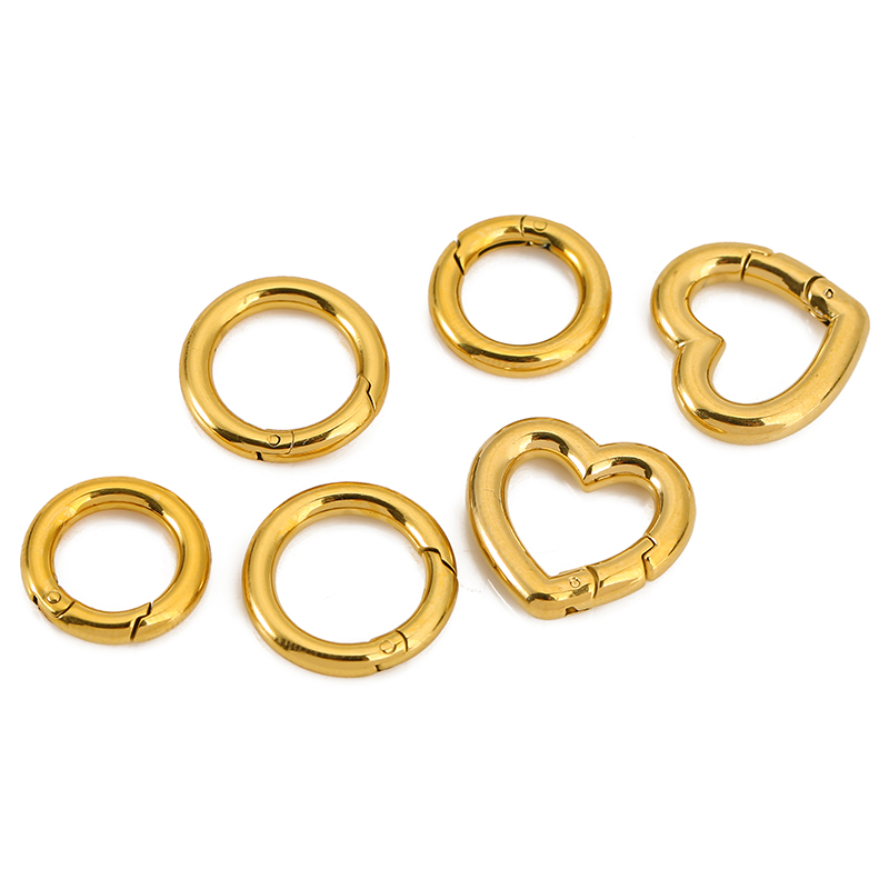 ตัวล็อกสแตนเลส 2 ชิ้น รูปหัวใจ - Jewelry Making Hobby บทวิจารณ์และราคา