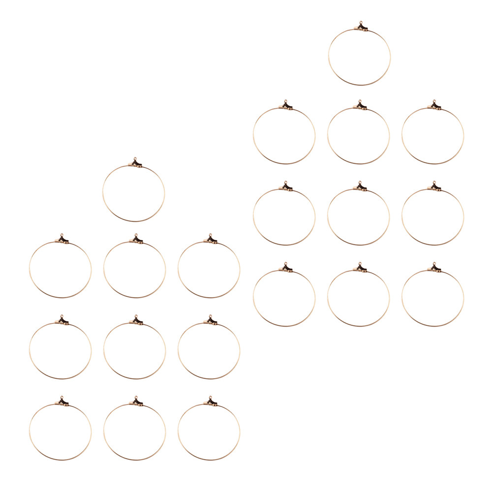 ห่วงต่างหูทองแดง 20 ชิ้น อุปกร - Jewelry Making Classes บทวิจารณ์และราคา