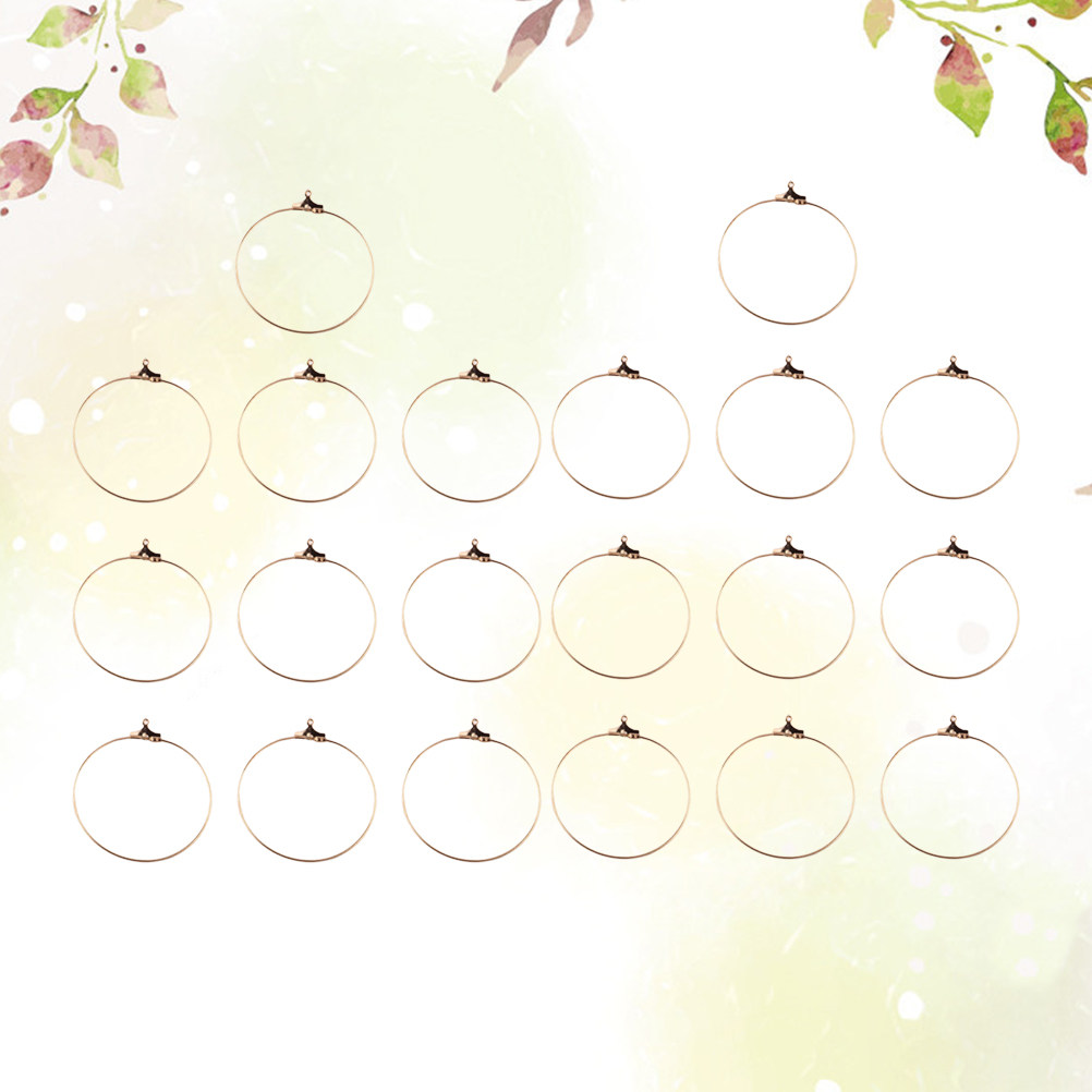 ห่วงต่างหูทองแดง 20 ชิ้น อุปกร - Jewelry Making Classes บทวิจารณ์และราคา