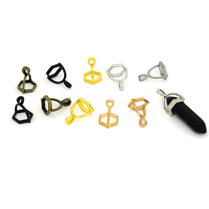 20 ชิ้นอัญมณีหกเหลี่ยมหมวกหินธ - Jewelry Making Class บทวิจารณ์และราคา
