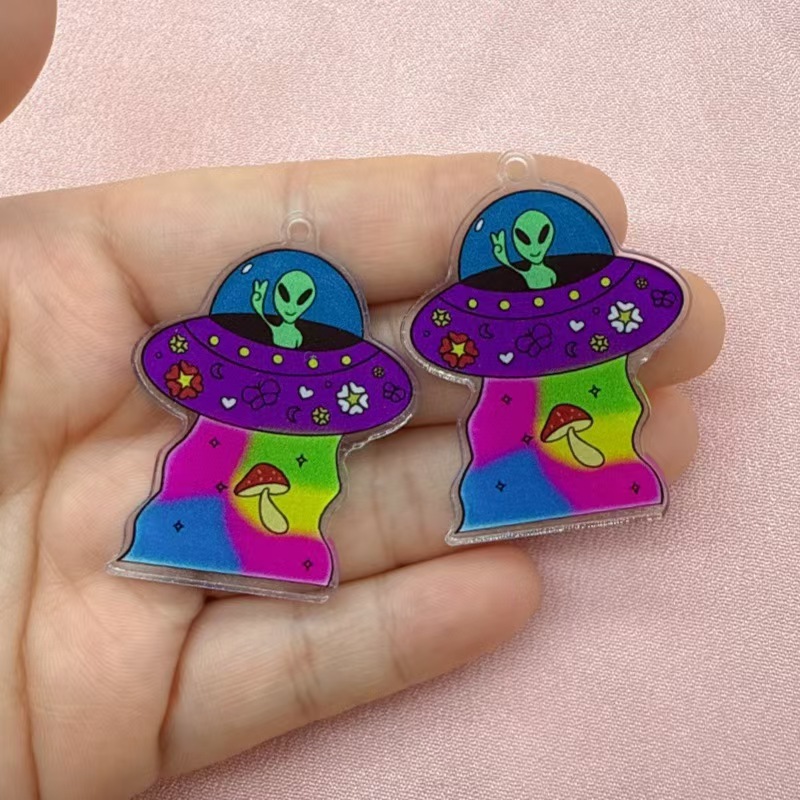 10 ชิ้น จี้อะคริลิกตัวละครเอเล - Jewelry Making Party บทวิจารณ์และราคา