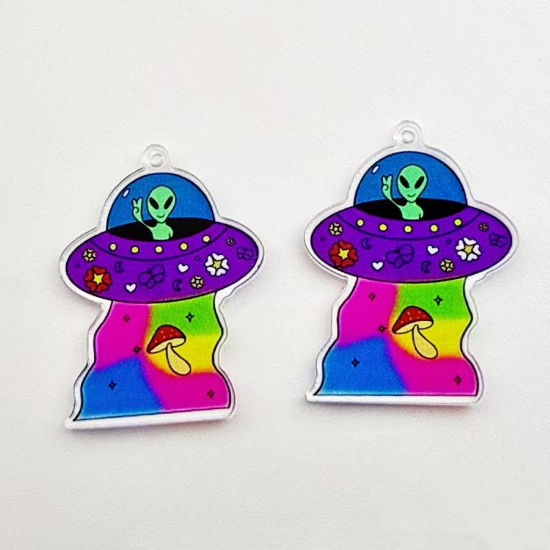 10 ชิ้น จี้อะคริลิกตัวละครเอเล - Jewelry Making Party บทวิจารณ์และราคา