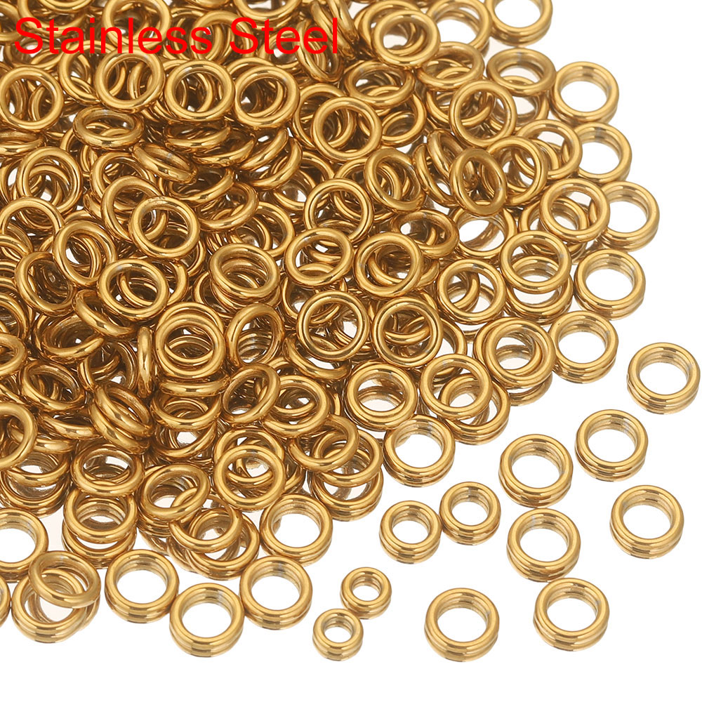 50pcs สแตนเลสสตีลปิดแหวนกระโดด - Jewelry Making Looper Tool บทวิจารณ์และราคา