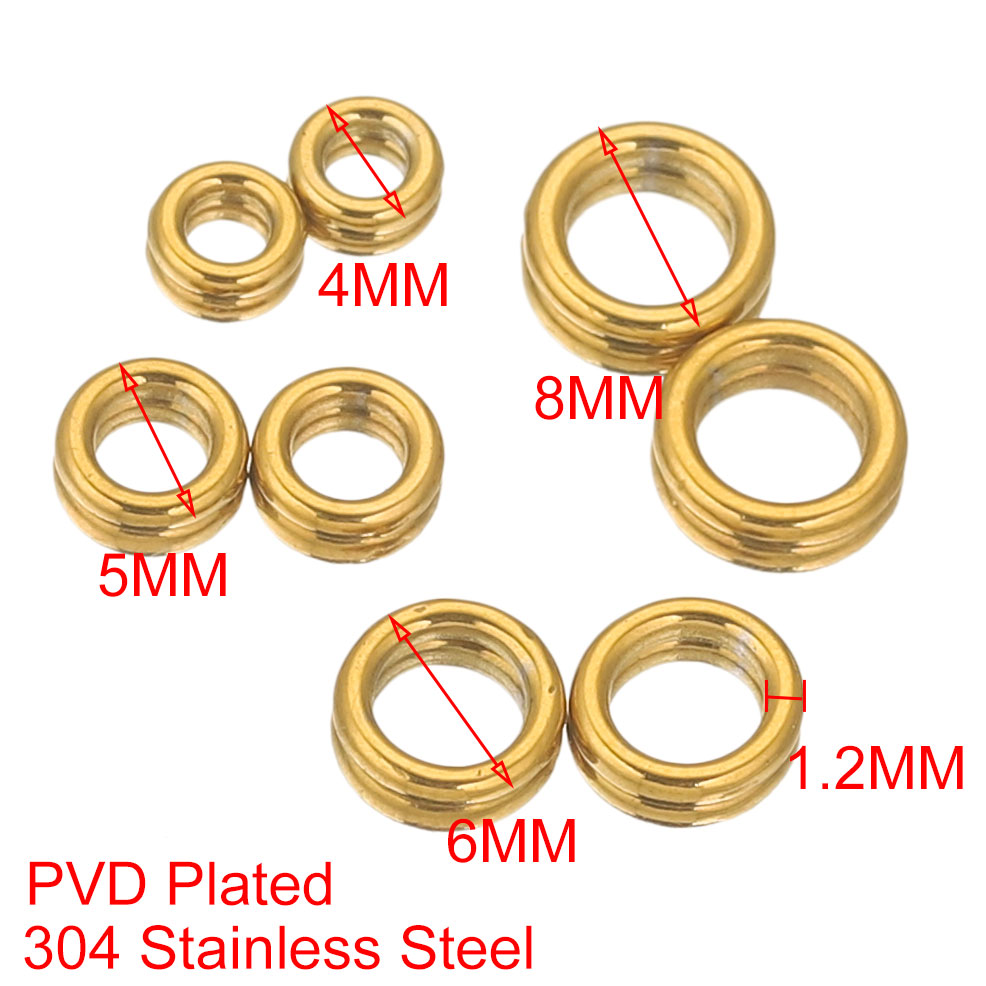 50pcs สแตนเลสสตีลปิดแหวนกระโดด - Jewelry Making Looper Tool บทวิจารณ์และราคา