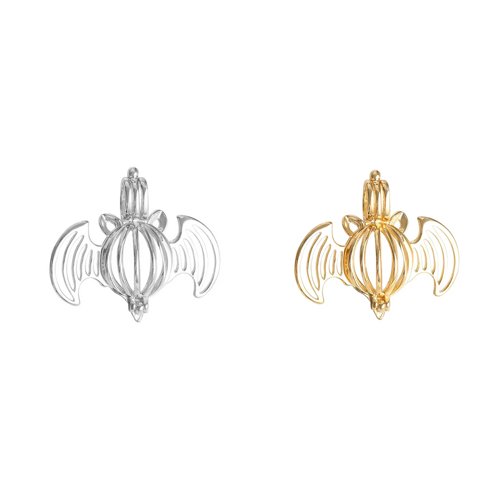 925 เงินสเตอร์ลิงจี้ค้างคาวเปล - Jewelry Making Bali บทวิจารณ์และราคา