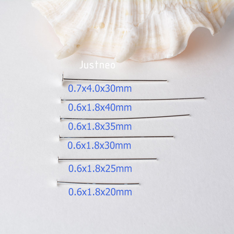 เข็มเงินแท้ 925 หัวแบน, เข็มเง - Jewelry Making Silver บทวิจารณ์และราคา