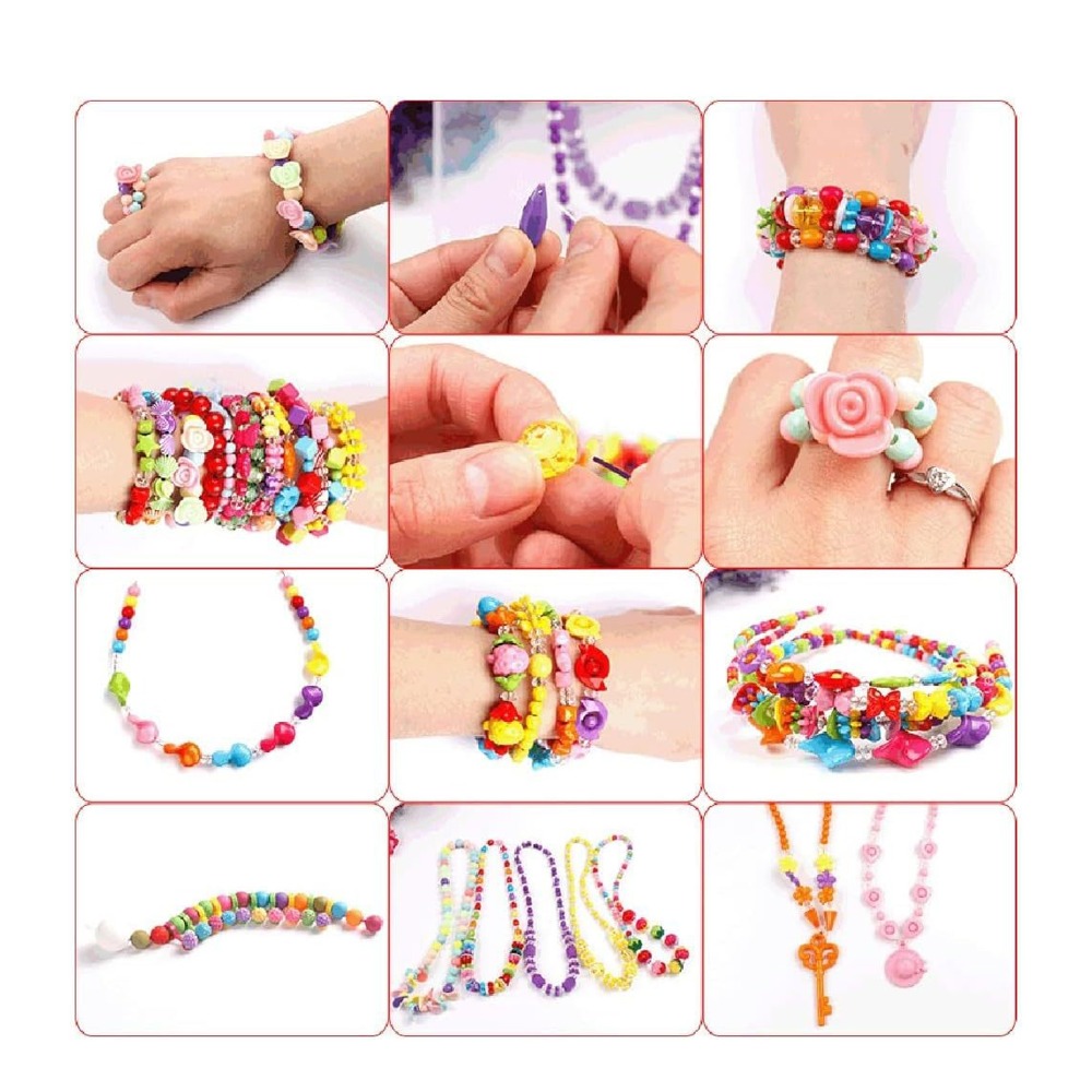 ชุดทำสร้อยข้อมือลูกปัดหลากสี 4 - Jewelry Making For Teens บทวิจารณ์และราคา