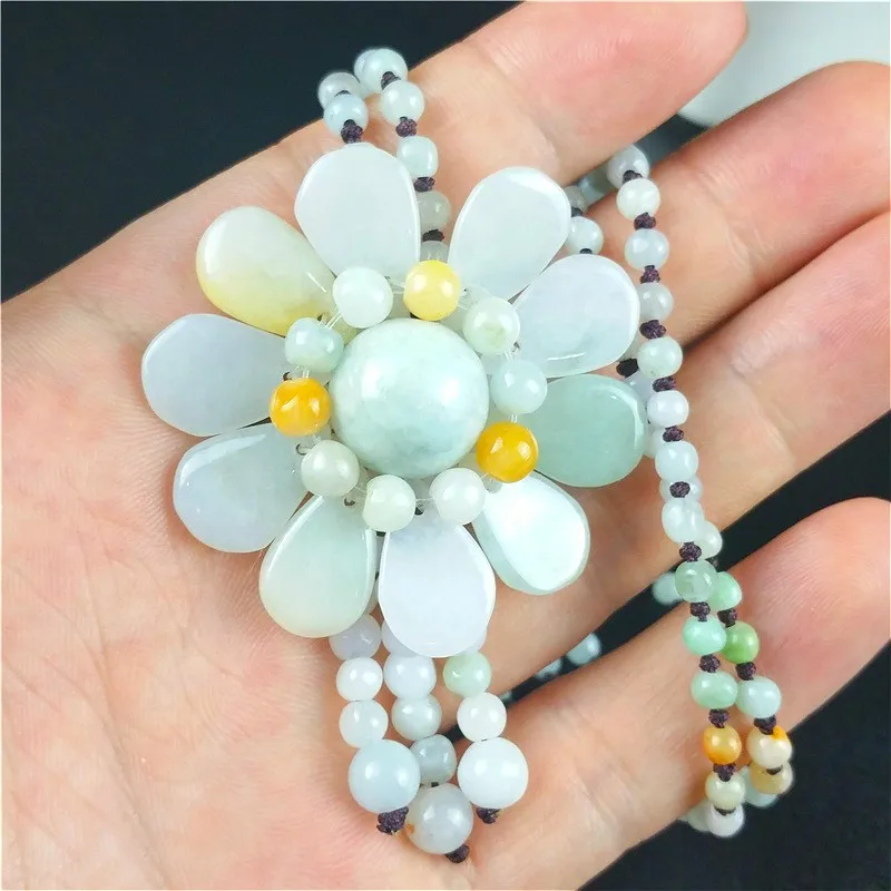 ได้รับการรับรองหยกพม่า Sunflow - Jewelry Making With Beads บทวิจารณ์และราคา