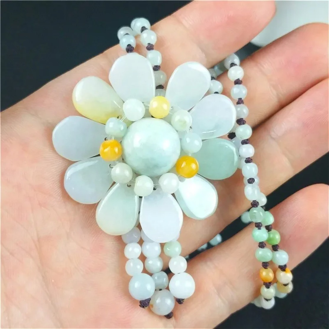 ได้รับการรับรองหยกพม่า Sunflow - Jewelry Making With Beads บทวิจารณ์และราคา