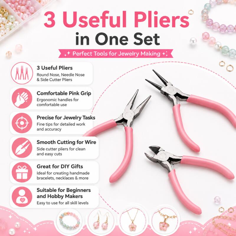 ชุดคีมเครื่องมือ DIY 1 ชิ้น/ชุ - Jewelry Making Pliers บทวิจารณ์และราคา