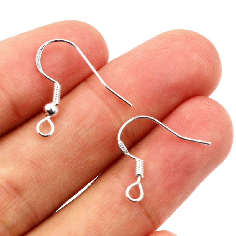 50ชิ้น16มิลลิเมตรเงินแท้925ผลก - Jewelry Making Silver บทวิจารณ์และราคา