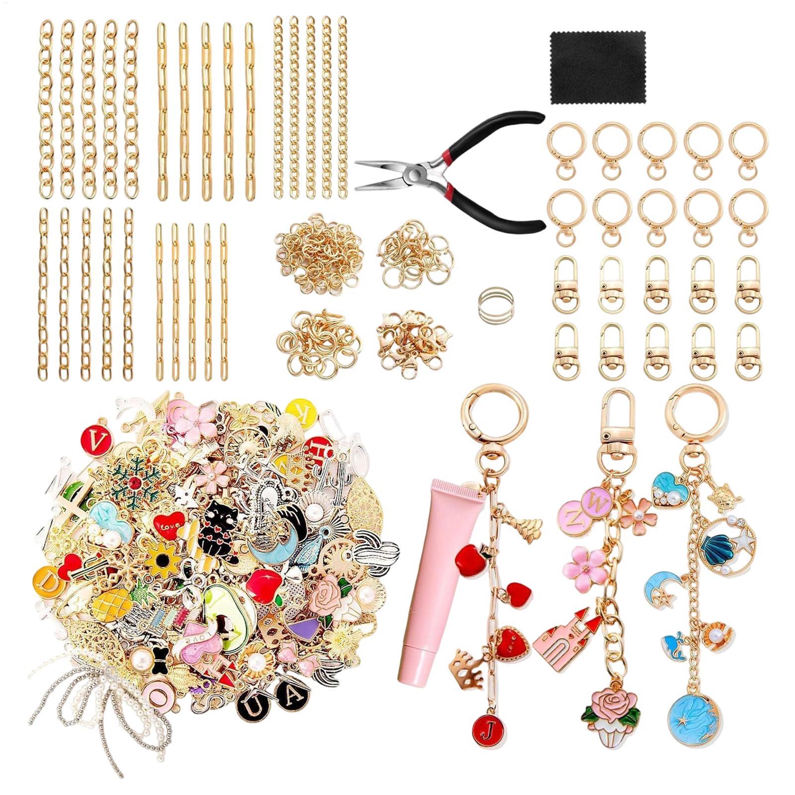 ชุดทำพวงกุญแจ DIY 325 ชิ้น ชุด - Jewelry Making For Teens บทวิจารณ์และราคา