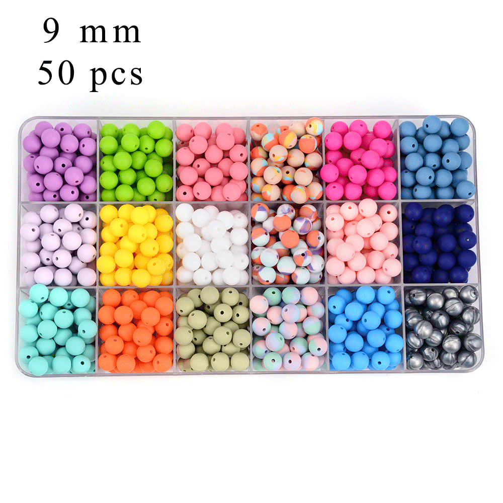 Lofca ลูกปัดซิลิโคน50ชิ้น/ล็อต - Jewelry Making 3 Year Old บทวิจารณ์และราคา