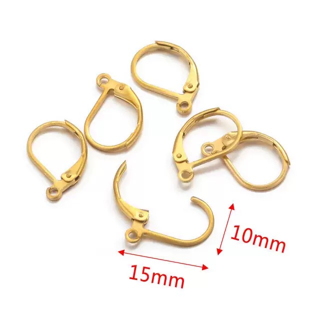 ตะขอเกี่ยวหูคุณภาพสูง ป้องกันก - Jewelry Making Silver บทวิจารณ์และราคา