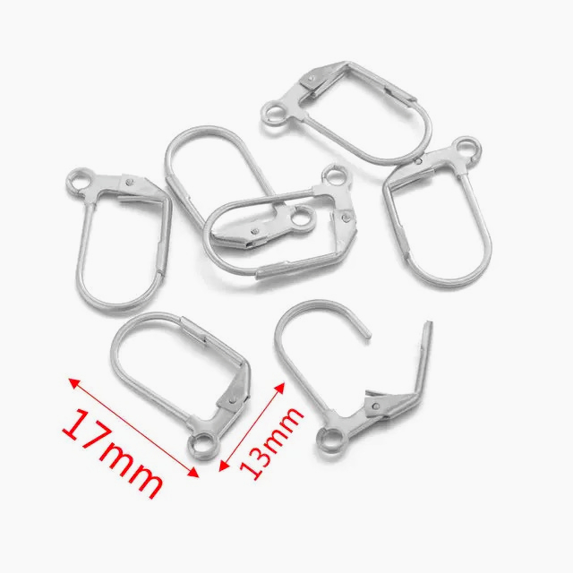 ตะขอเกี่ยวหูคุณภาพสูง ป้องกันก - Jewelry Making Silver บทวิจารณ์และราคา