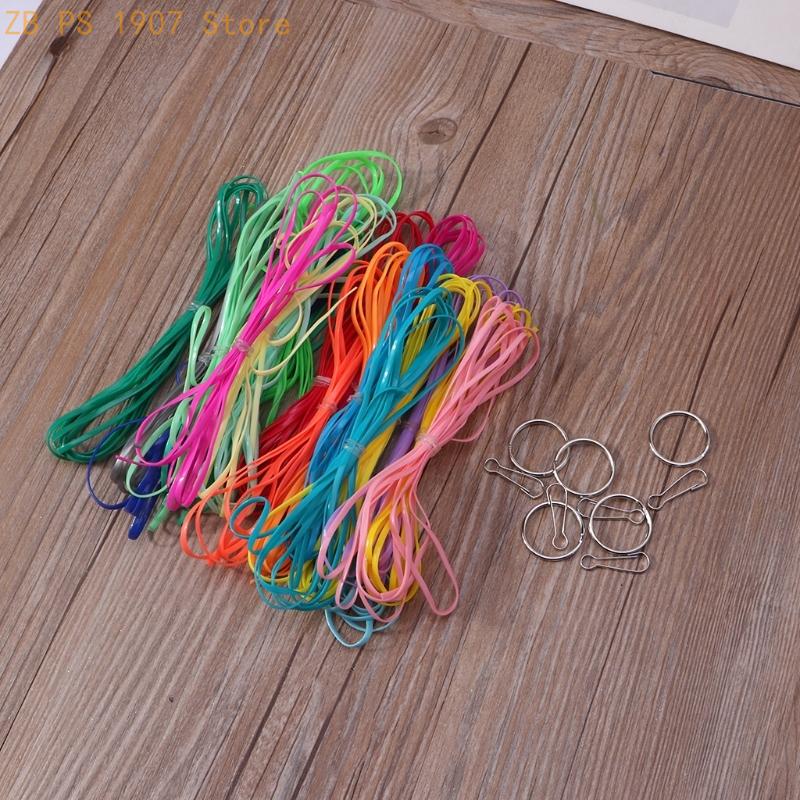 20 Bright สีพลาสติก Lacing DIY - Jewelry Making Classes บทวิจารณ์และราคา