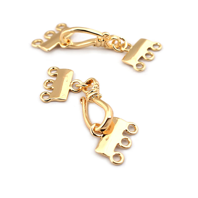 18K Gold สีเงินสีทองเหลืองสร้อ - Jewelry Making Silver บทวิจารณ์และราคา