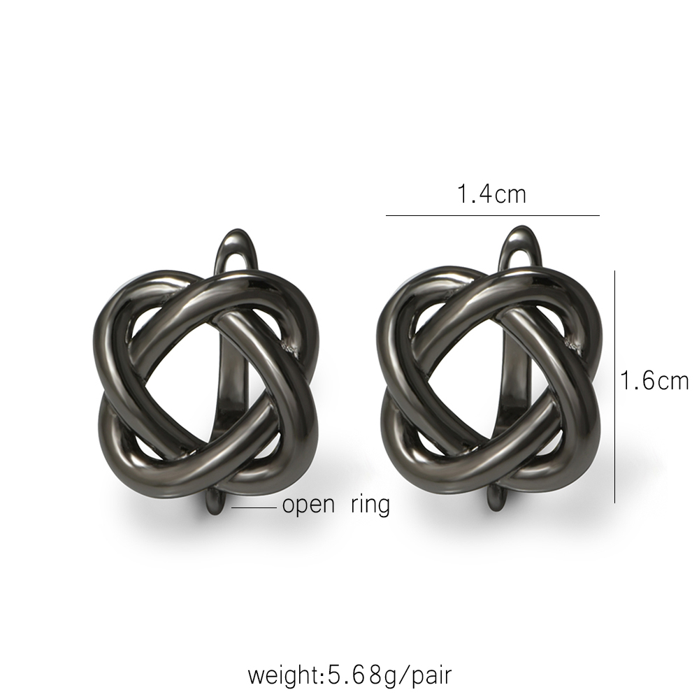 YANASI ต่างหูทองเหลืองสีดำ 1 ค - Jewelry Making Hobby บทวิจารณ์และราคา