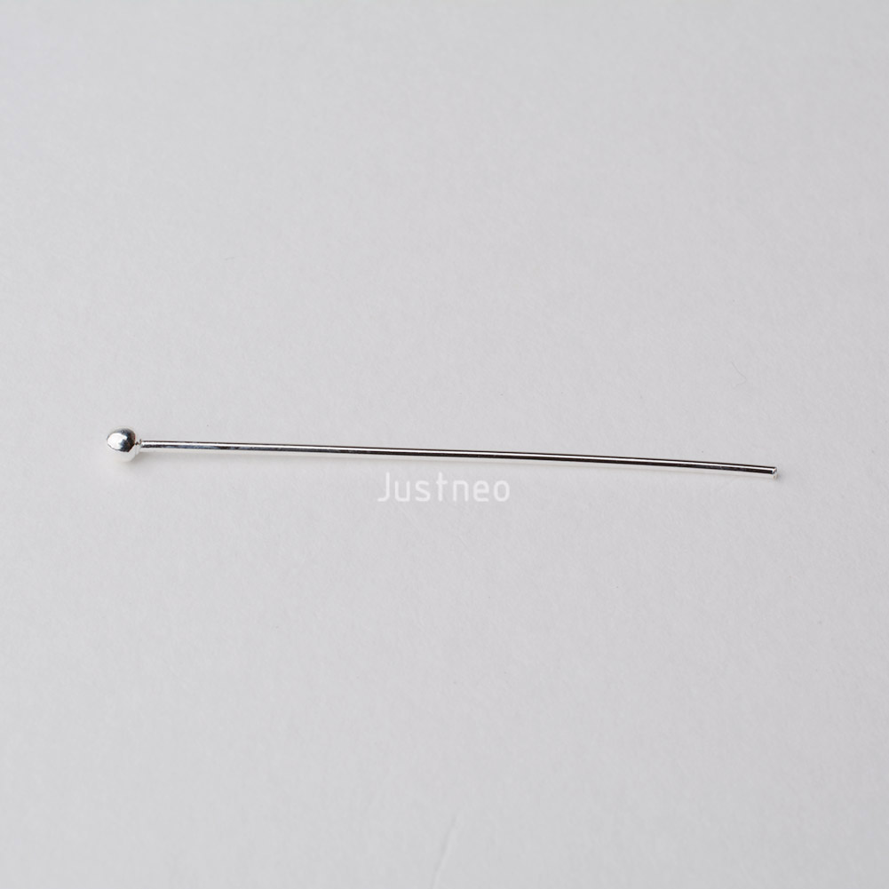 หมุดหัวกลมเงินแท้ 925 สำหรับทำ - Jewelry Making Silver บทวิจารณ์และราคา