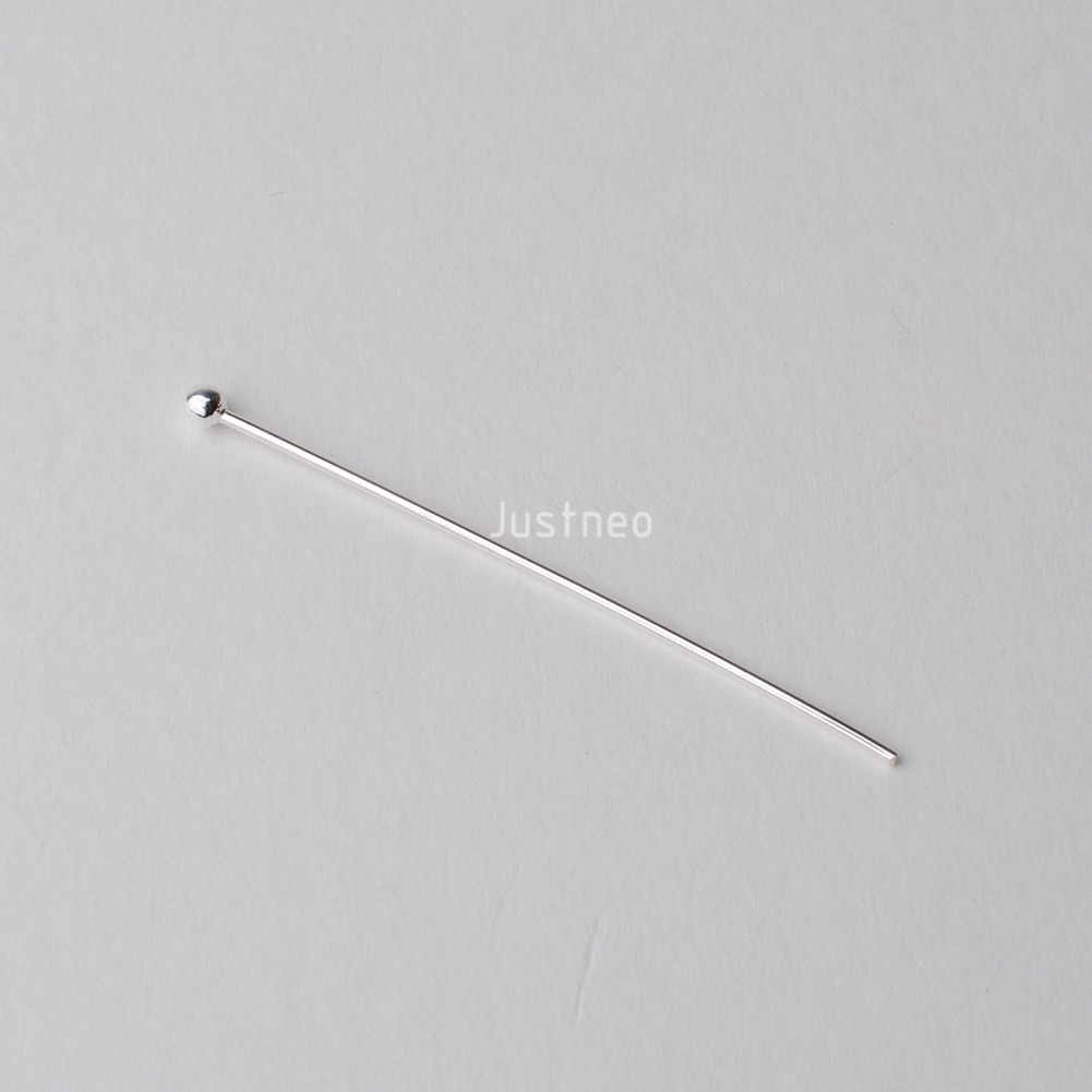 หมุดหัวกลมเงินแท้ 925 สำหรับทำ - Jewelry Making Silver บทวิจารณ์และราคา