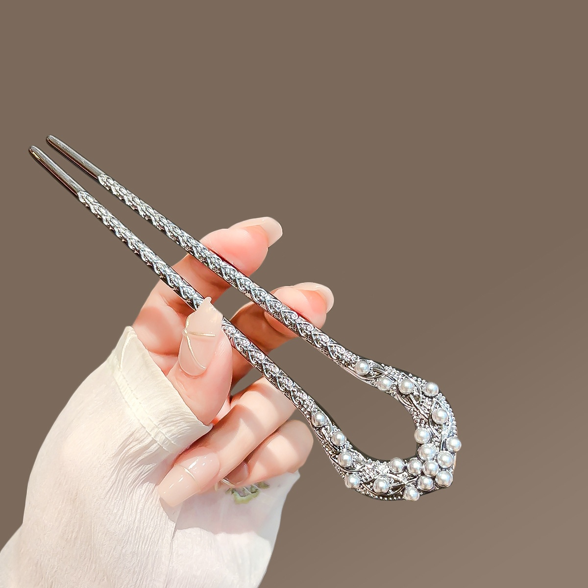 New Pearl U Shaped Hairpin สํา - Jewelry Making With Beads บทวิจารณ์และราคา