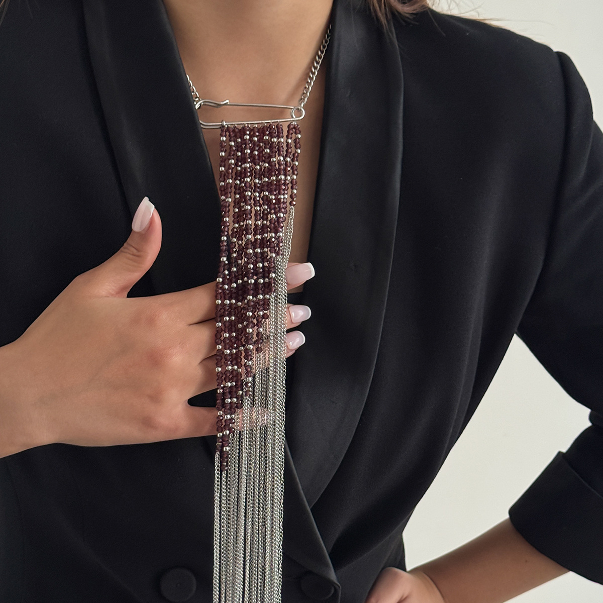 เข็มกลัดโซ่พู่สีเงิน เครื่องปร - Jewelry Making With Beads บทวิจารณ์และราคา