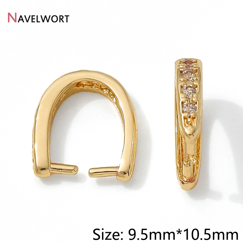 ตะขอเกี่ยวจี้ทองเหลืองชุบทอง 1 - Jewelry Making Class บทวิจารณ์และราคา