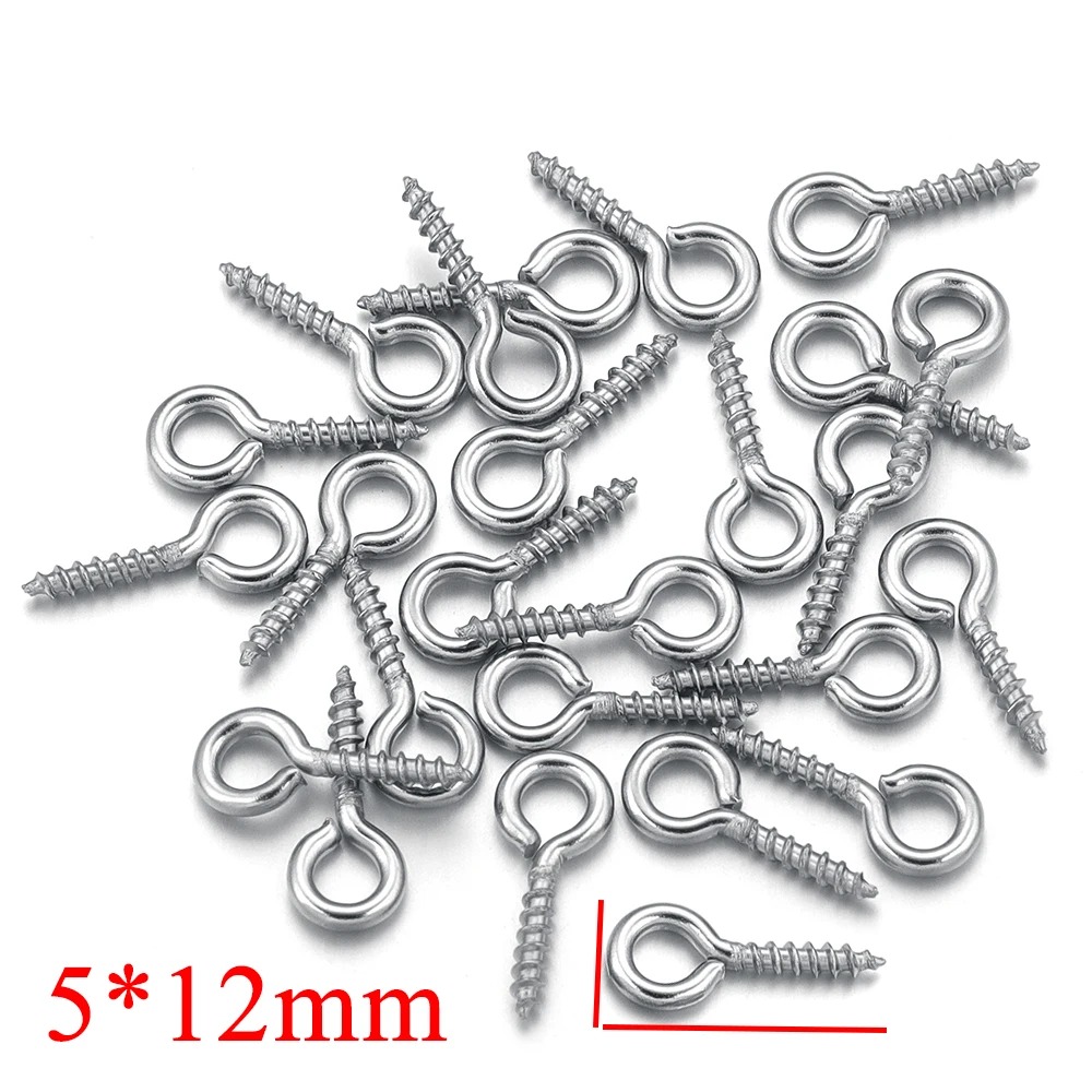 100 ชิ้น/ล็อตสแตนเลสมินิสกรู P - Jewelry Making Looper Tool บทวิจารณ์และราคา