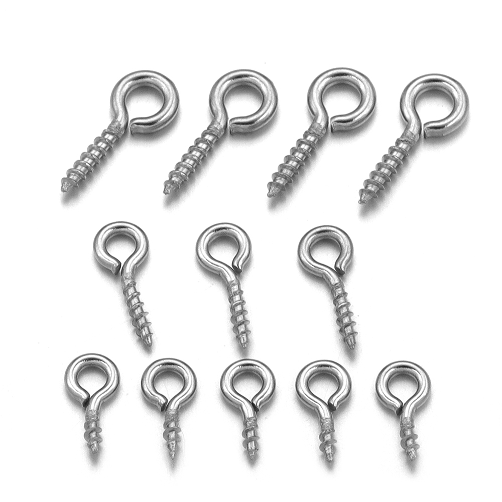 100 ชิ้น/ล็อตสแตนเลสมินิสกรู P - Jewelry Making Looper Tool บทวิจารณ์และราคา