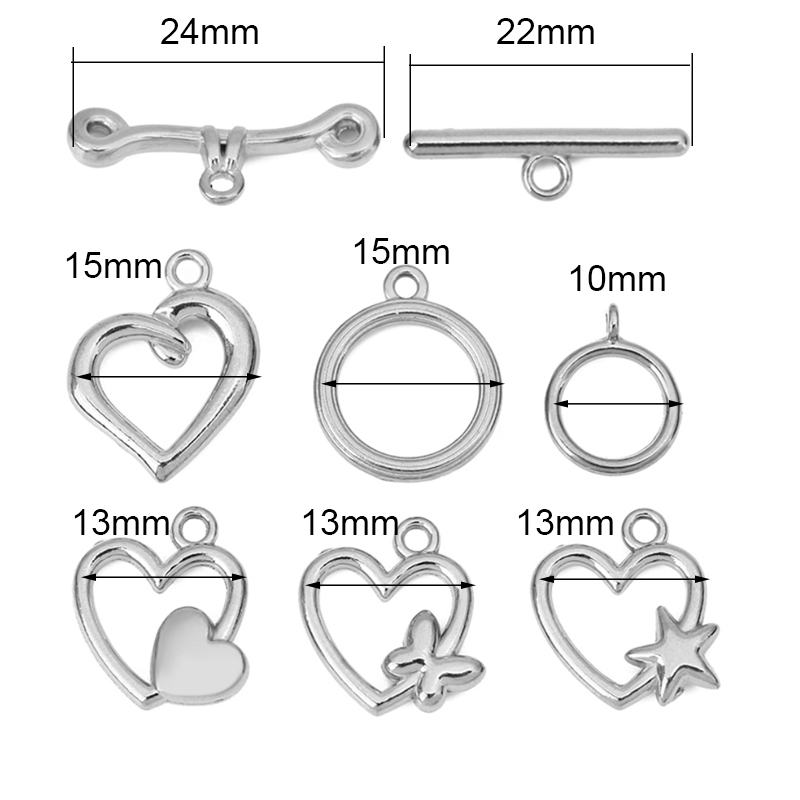 ตัวล็อคแบบ OT สแตนเลสเคลือบ PV - Jewelry Making Class บทวิจารณ์และราคา