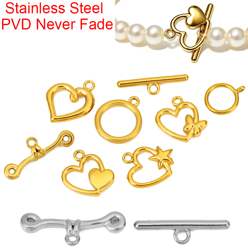 ตัวล็อคแบบ OT สแตนเลสเคลือบ PV - Jewelry Making Class บทวิจารณ์และราคา