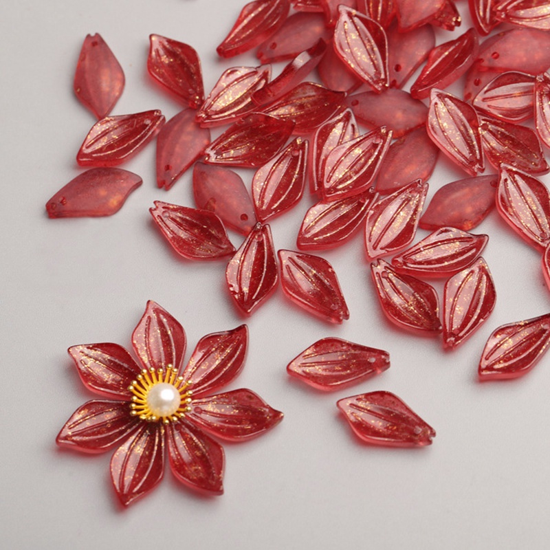 10pcs กลีบดอกไม้รูปร่าง 18x9 ม - Jewelry Making Qc บทวิจารณ์และราคา