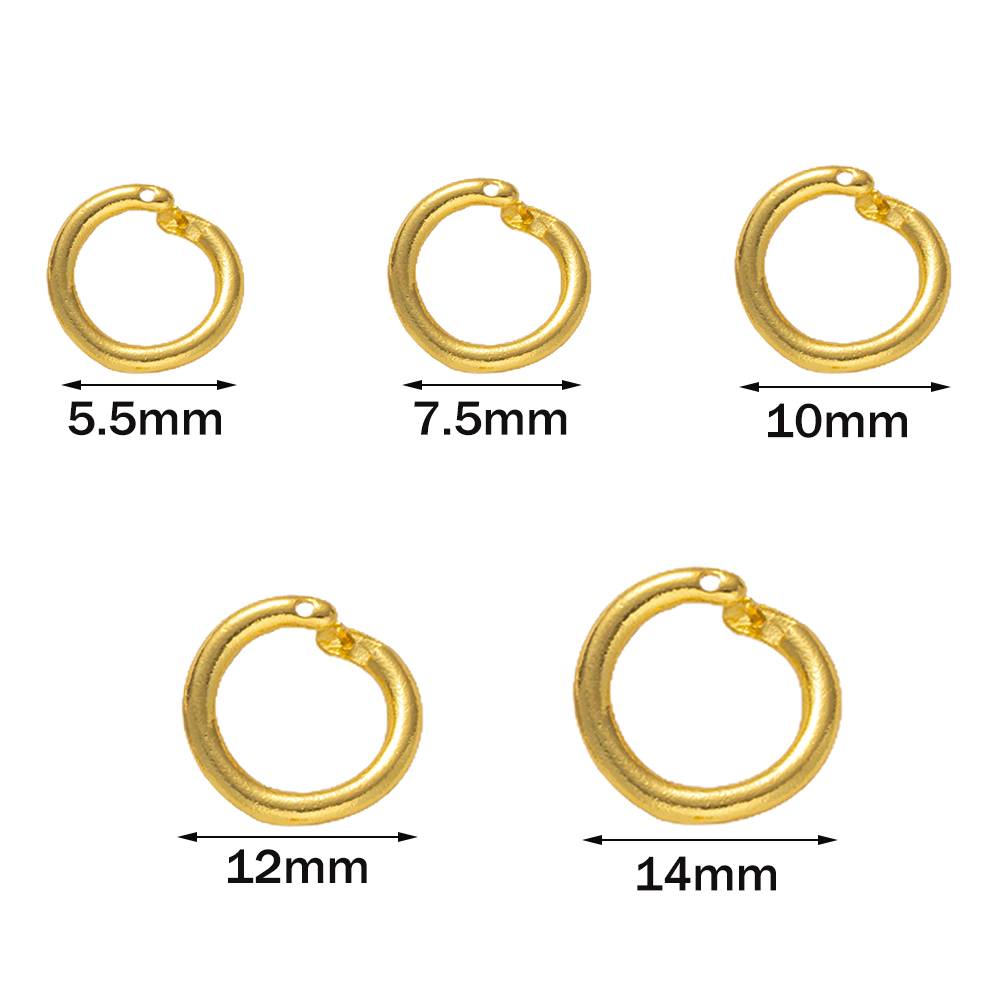 ห่วงกลมแบบหนีบเคลือบทอง 18K จำ - Jewelry Making Looper Tool บทวิจารณ์และราคา