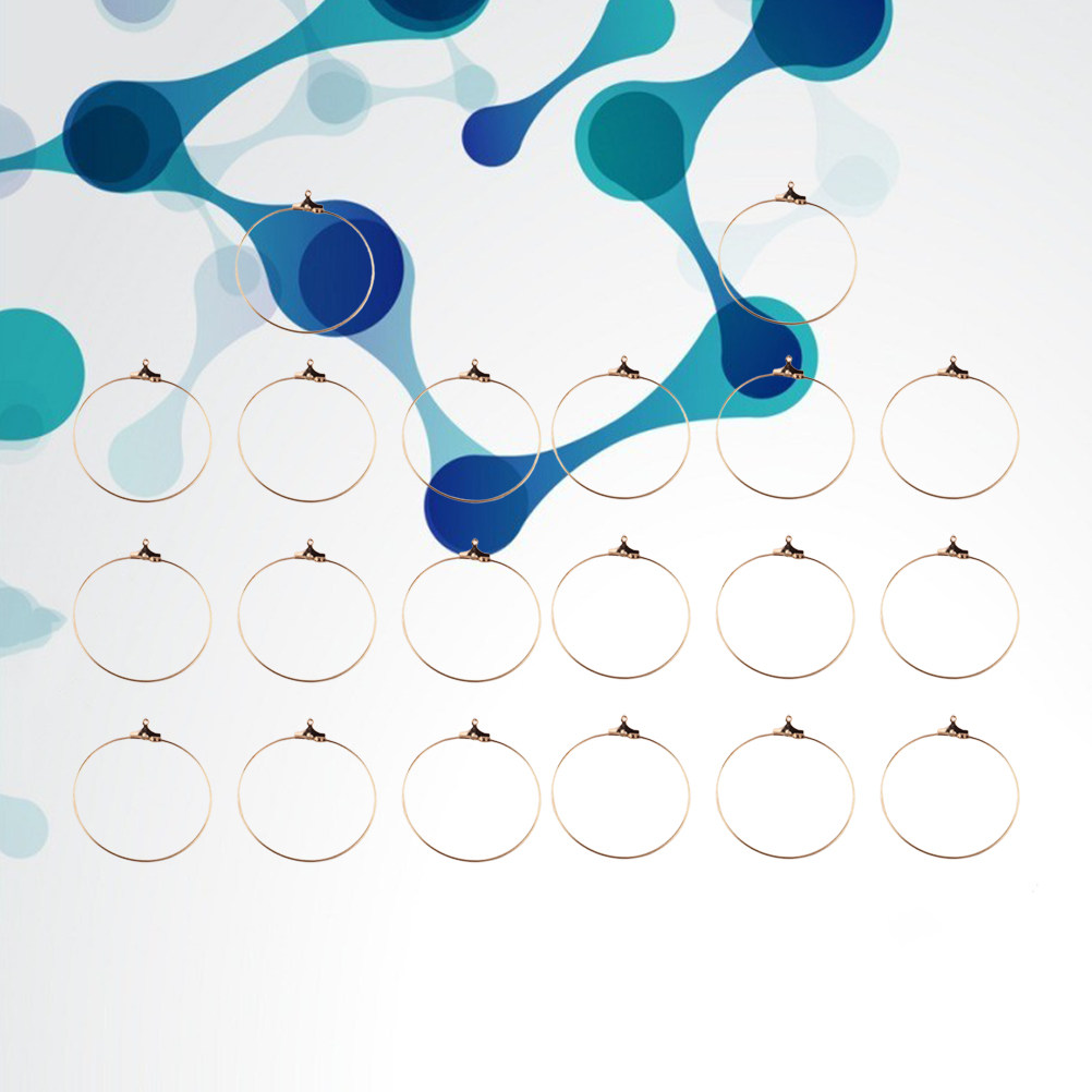 20 ชิ้น อะไหล่ต่างหูวงกลมสีทอง - Jewelry Making Classes บทวิจารณ์และราคา