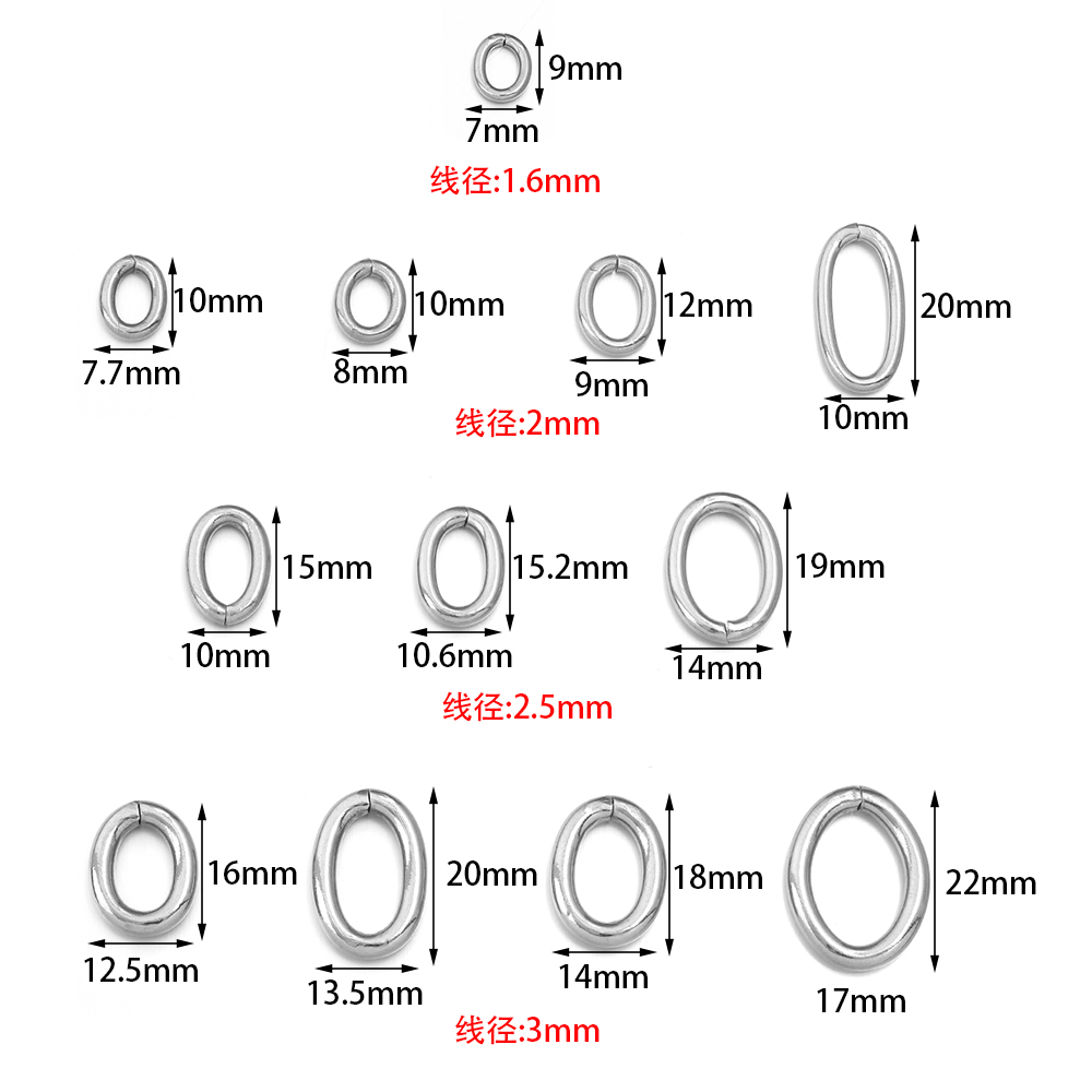 20 ชิ้น/ล็อตสแตนเลสรูปไข่แหวนก - Jewelry Making Looper Tool บทวิจารณ์และราคา