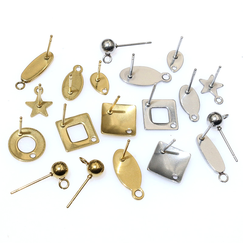 20ชิ้นสแตนเลสหัตถกรรมต่างหูกระ - Jewelry Making Hobby บทวิจารณ์และราคา