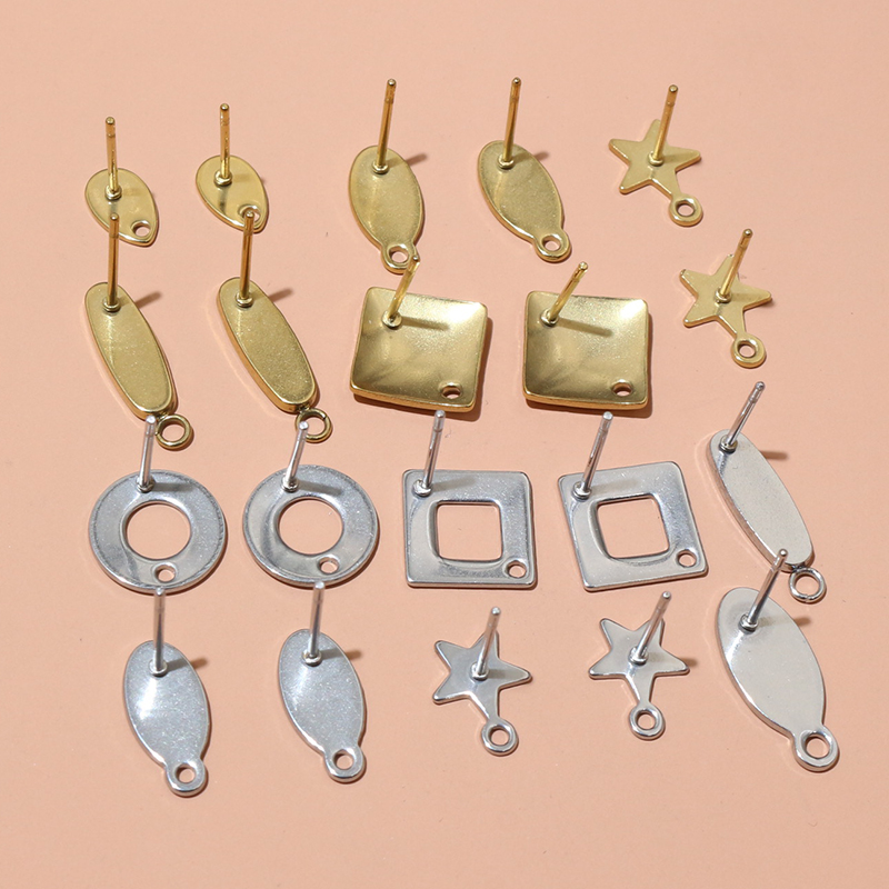20ชิ้นสแตนเลสหัตถกรรมต่างหูกระ - Jewelry Making Hobby บทวิจารณ์และราคา