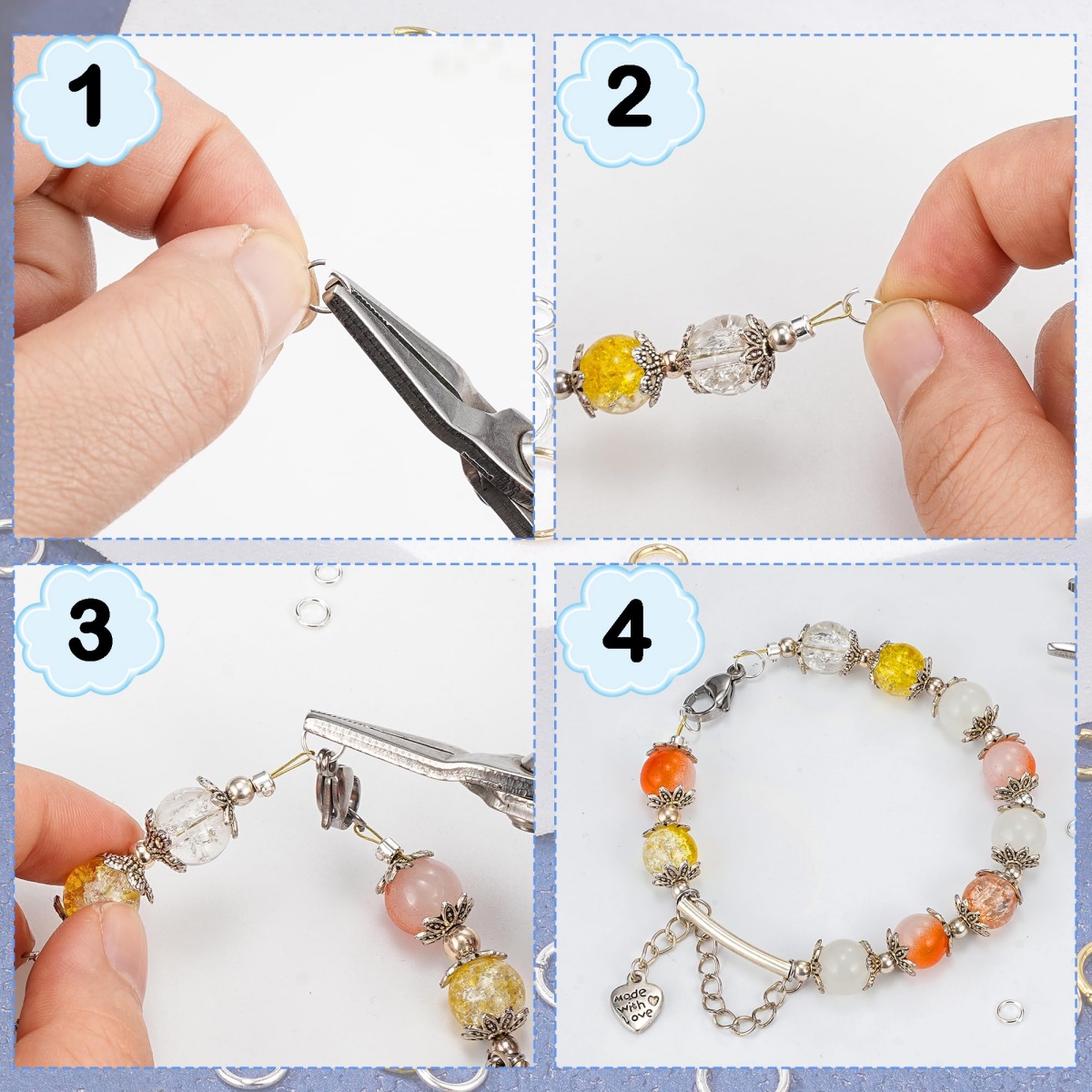 ตัวเชื่อมวงแหวนเหล็กแบบเปิดสำห - Jewelry Making Looper Tool บทวิจารณ์และราคา