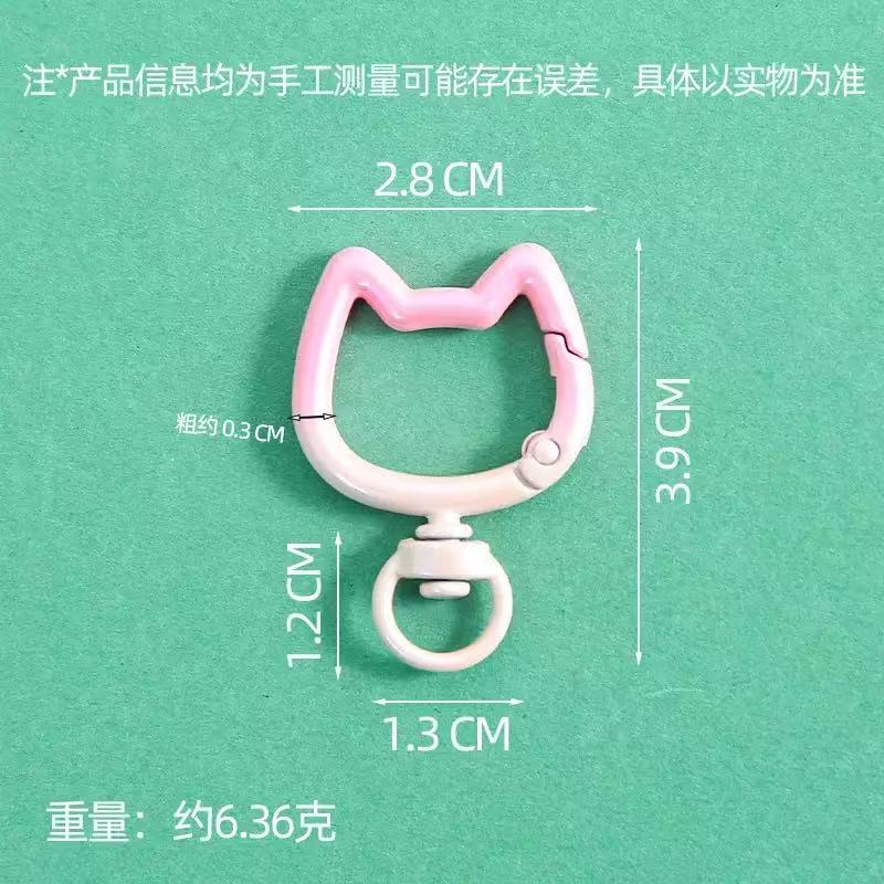 พวงกุญแจรูปแมวน่ารักแบบไล่สี 5 - Jewelry Making Hobby บทวิจารณ์และราคา