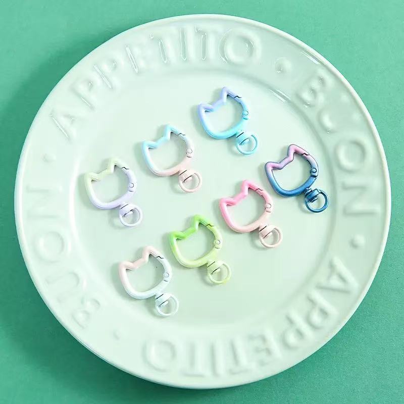 พวงกุญแจรูปแมวน่ารักแบบไล่สี 5 - Jewelry Making Hobby บทวิจารณ์และราคา